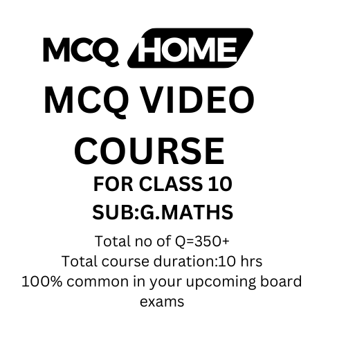 MCQ video course class 10 Maths(Basic to advance)